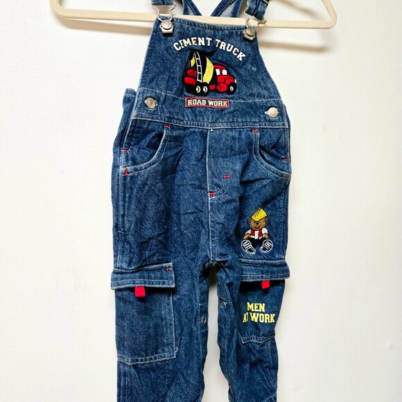 3 For 25🥳❤️ Vintage Kindergear Denim Overalls – Size 18 Months - Picture 2 of 8